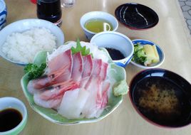 お刺身定食　by樽海